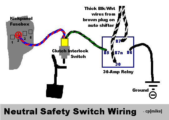 Ford clutch safety switch wiring diagram #10
